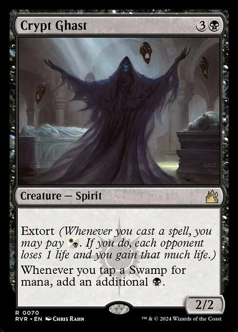 Crypt Ghast in the Ravnica Remastered frame
