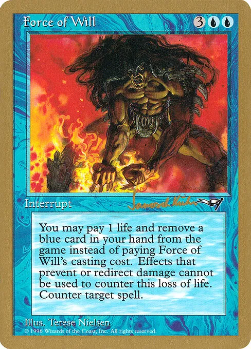 Force of Will from the 1997 World Championship Decks