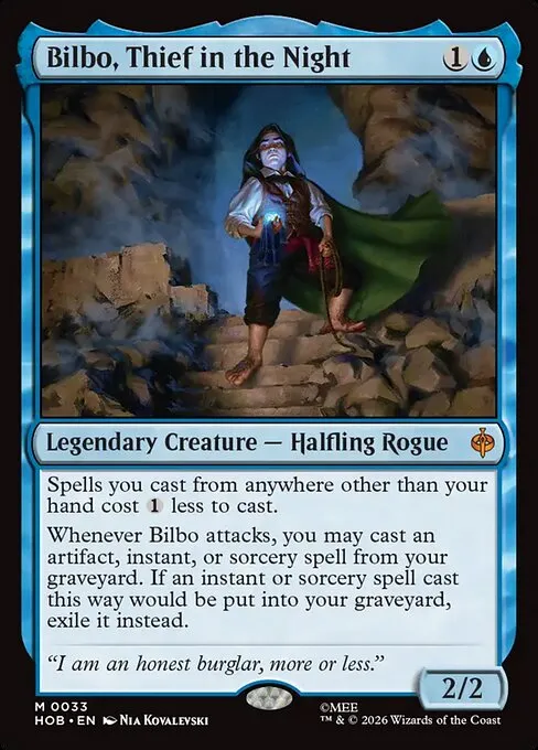Bilbo, Thief in the Night, one of the confirmed mythic rares