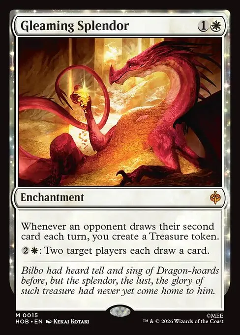 Gleaming Splendor from Magic: The Gathering | The Hobbit, the most expensive card in the set