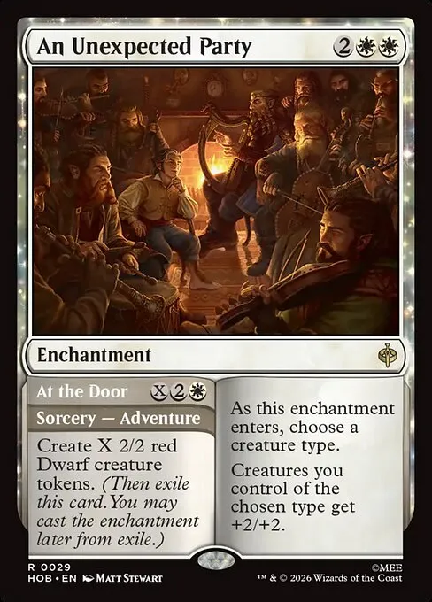 An Unexpected Party from the Magic: The Gathering Hobbit set