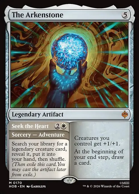 The Arkenstone, the chase mythic from the Hobbit set