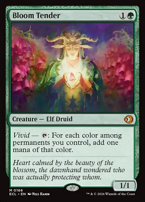 Bloom Tender in the Lorwyn Eclipsed frame