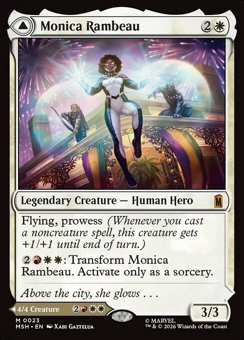 Monica Rambeau from Marvel Super Heroes