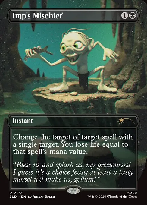 The new Imp&rsquo;s Mischief from the Marvelous Mathoms Superdrop, with Gollum rendered in stop-motion clay by Jordan Speer