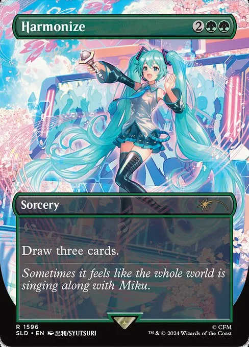 Harmonize from the 2024 Hatsune Miku Secret Lair drops