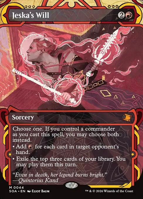 Jeska&rsquo;s Will from the Secrets of Strixhaven Mystical Archive
