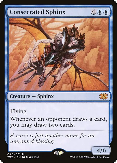 Consecrated Sphinx, the kind of card that shouldn&rsquo;t be sitting loose in a shoebox