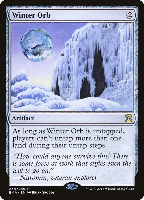 Winter Orb, a card famous for years of back-and-forth errata