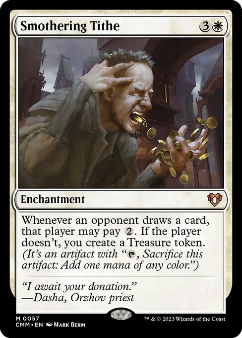 Smothering Tithe, Commander Masters printing