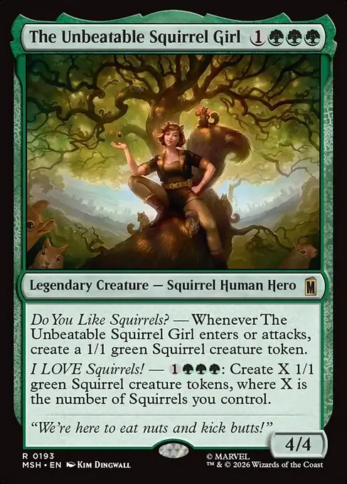 The Unbeatable Squirrel Girl from Marvel Super Heroes