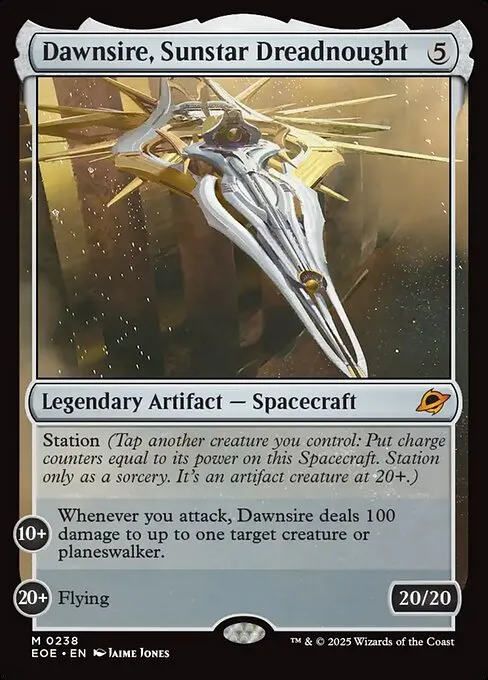 Dawnsire, Sunstar Dreadnought, a Spacecraft from Edge of Eternities