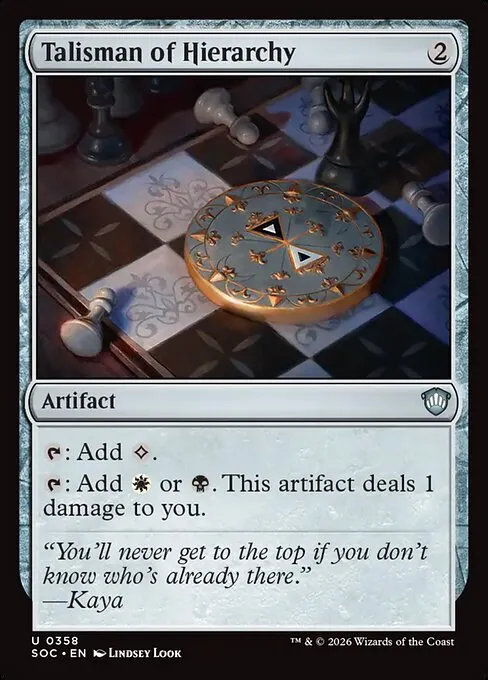 Talisman of Hierarchy, the Silverquill promo
