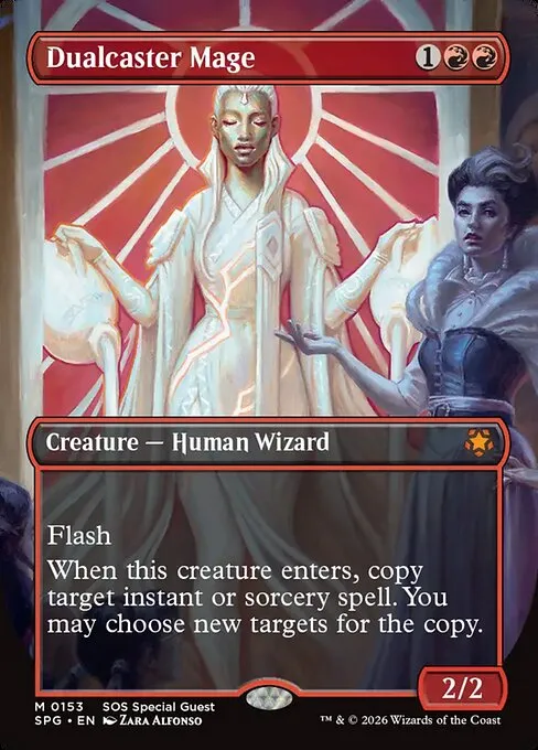 A Dualcaster Mage card