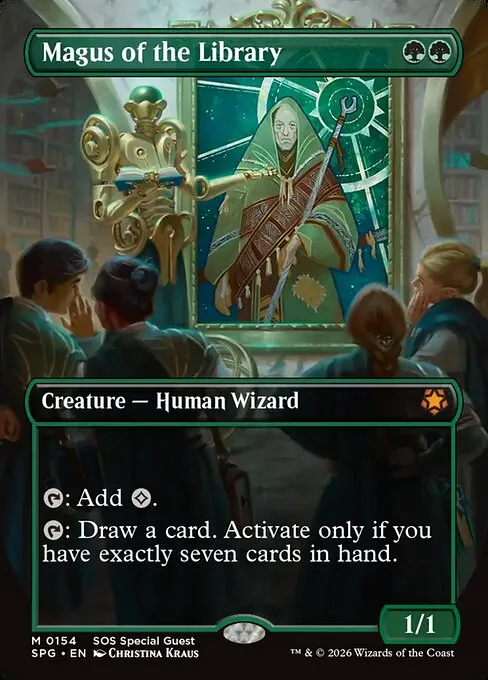 A Magus of the Library card