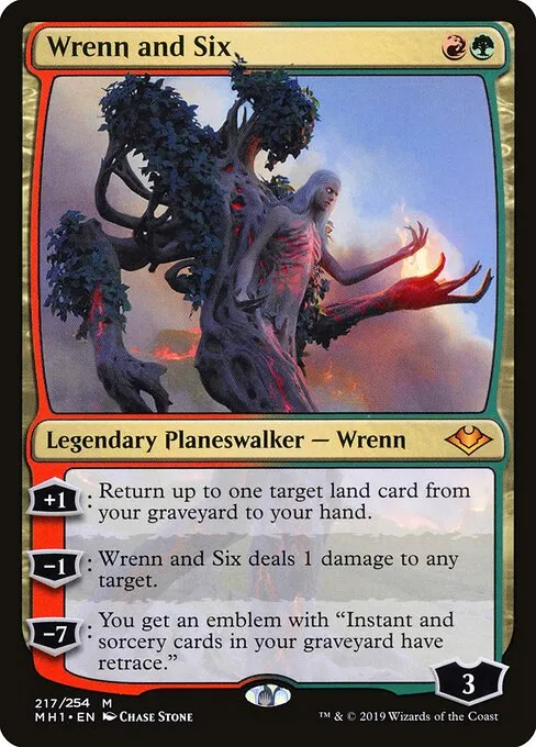 Wrenn and Six from Modern Horizons, a card I am still quietly annoyed about
