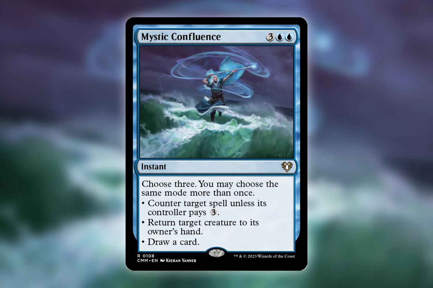 Mystic Confluence from Commander Masters, allowing three mode selections that together count as one dilemma
