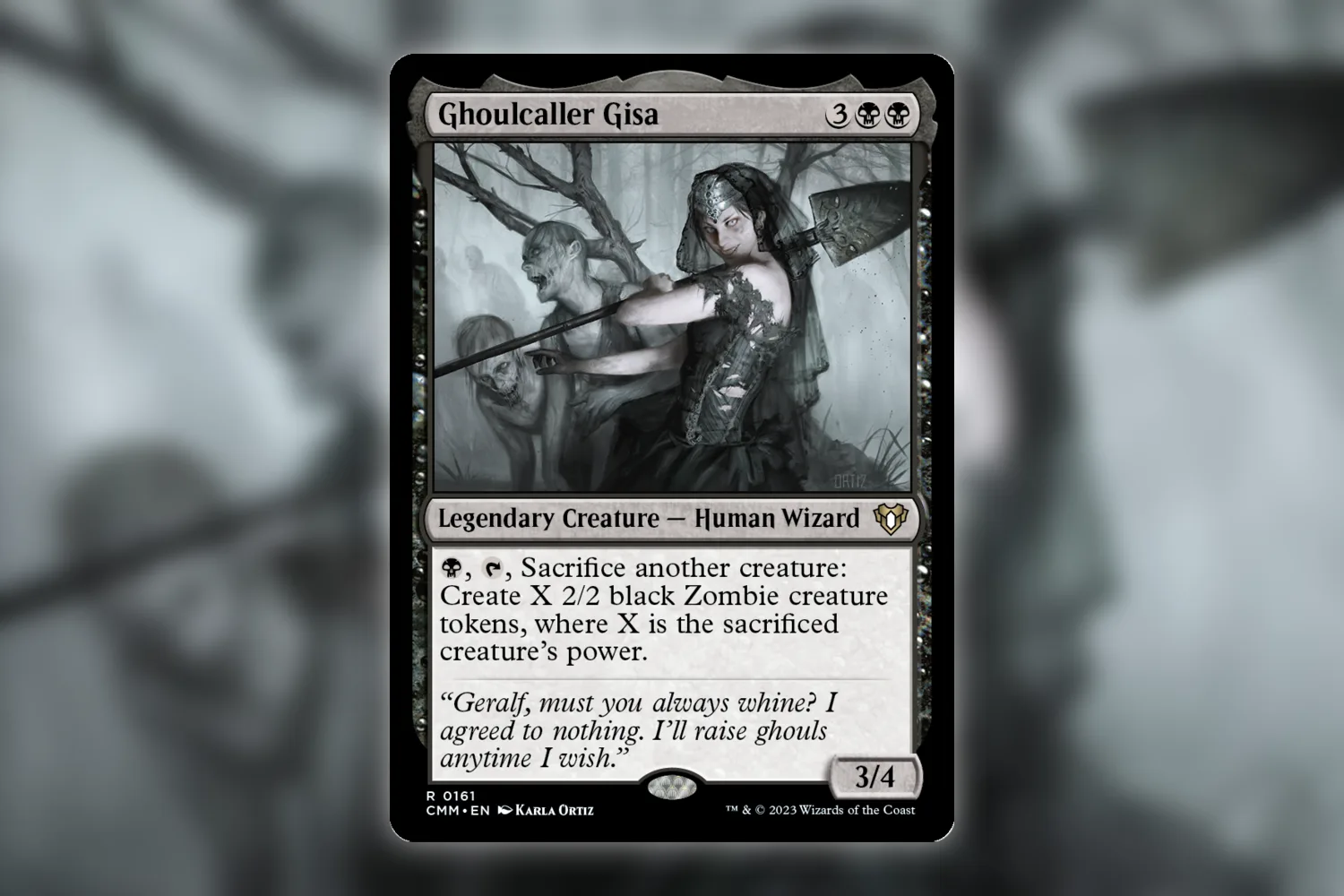 Ghoulcaller Gisa from Commander Masters