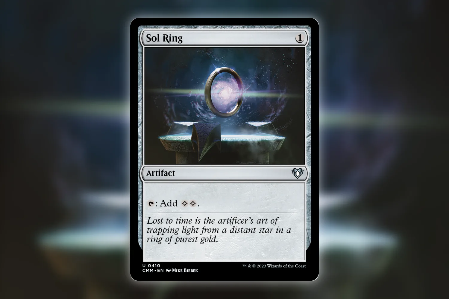 Sol Ring from Commander Masters, collector number 410