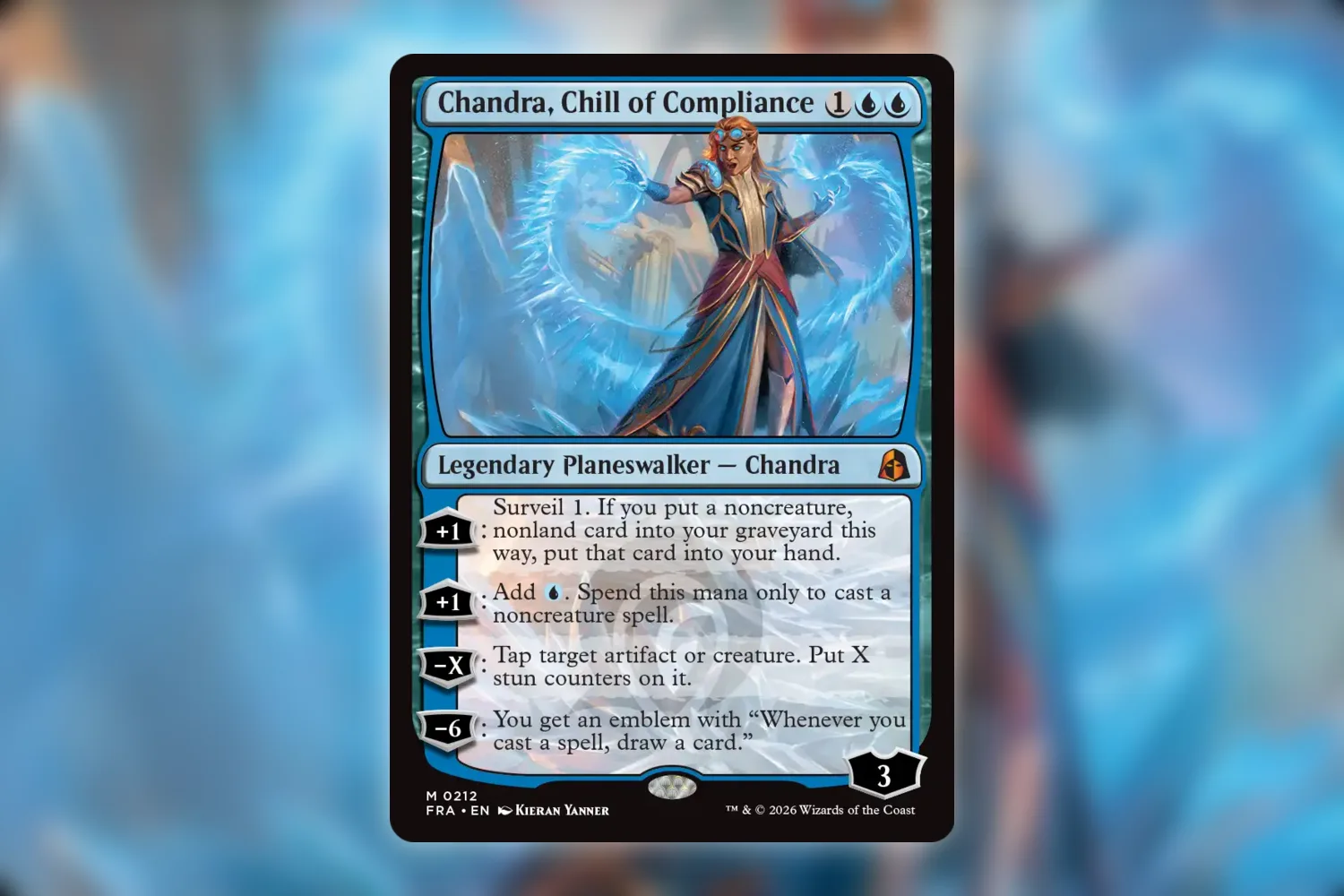 Chandra, Chill of Compliance from Reality Fracture, down from $48 in August to under $20