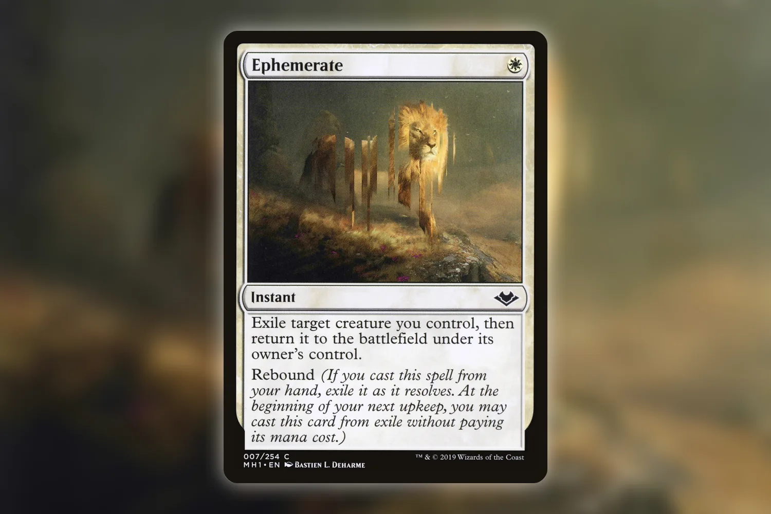 Ephemerate from Modern Horizons