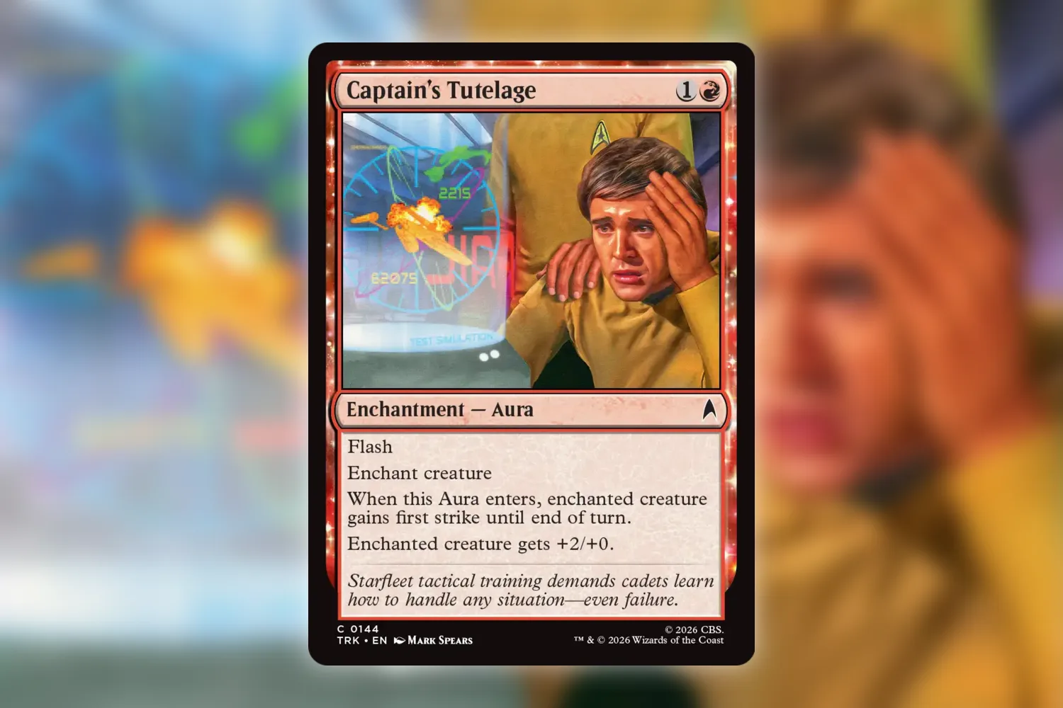 Captain's Tutelage, a Star Trek common from the set that still releases November 13